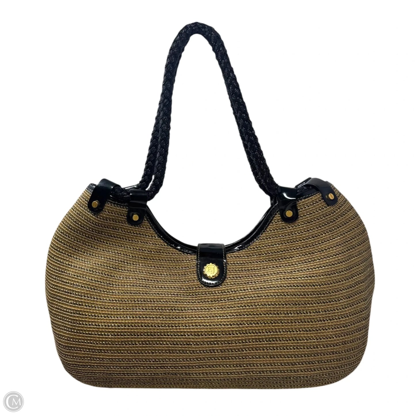 Woven Handbag By Eric Javitz, Size: Medium