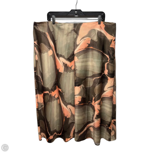 Skirt Maxi By Banana Republic In Multi-colored, Size: Xxl
