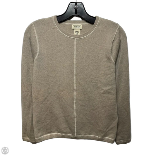 Classic Cashmere Crewneck Sweater By L.L. Bean In Taupe, Size: M