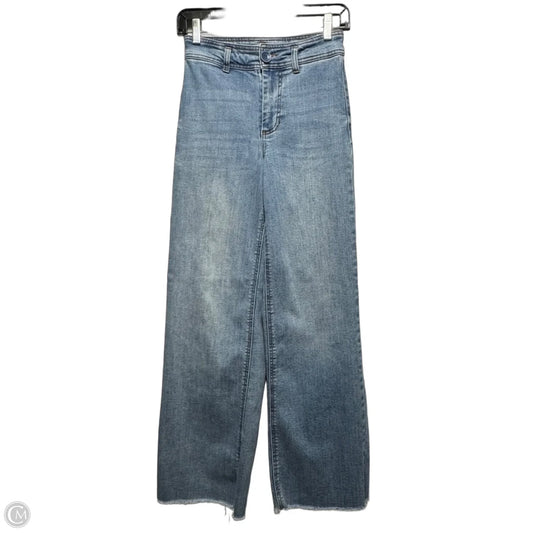 Jeans Wide Leg By Oat In Blue Denim, Size: 0