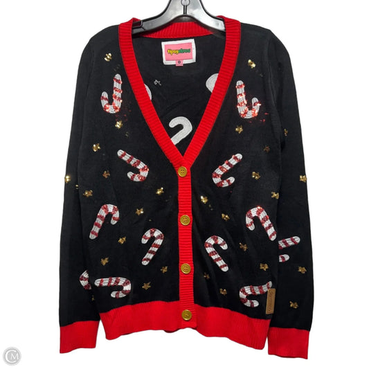 Sweater Cardigan By Tipsy Elves In Multi-colored, Size: M