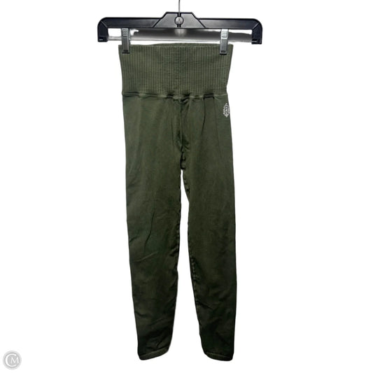 Athletic Leggings By Free People In Green, Size: Xs
