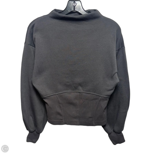 Sweatshirt Crewneck By Maeve In Grey, Size: S
