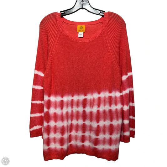 Sweater By Ruby Rd In Orange, Size: L