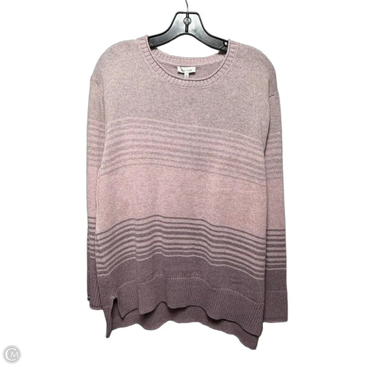 Sweater By Ella Moss In Pink, Size: L