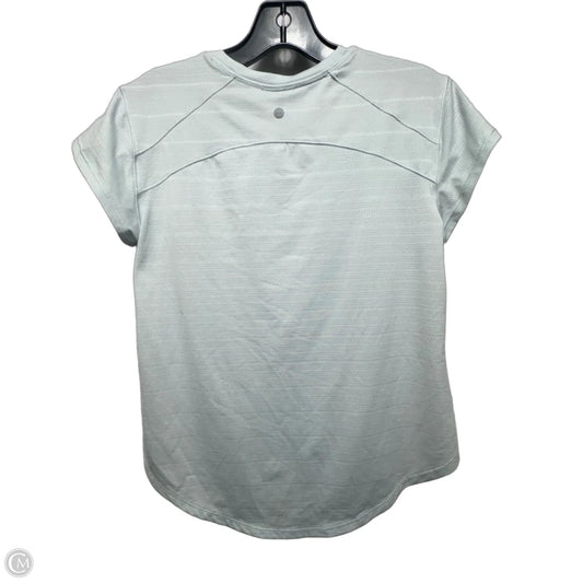 Athletic Top Short Sleeve By Calia In Aqua, Size: Xs