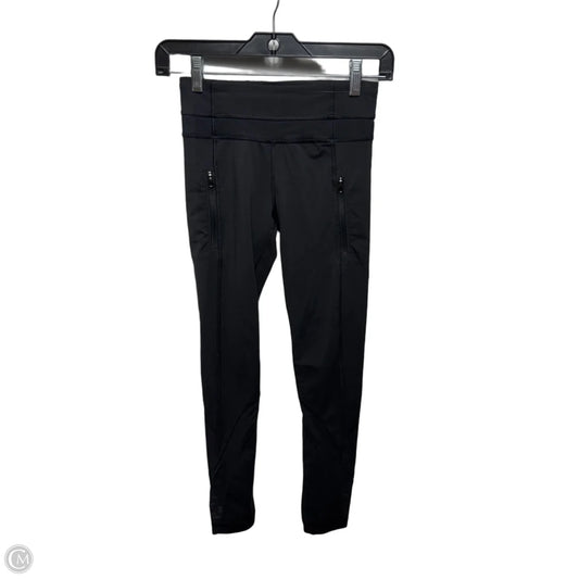 Athletic Leggings By Lululemon In Black, Size: 2