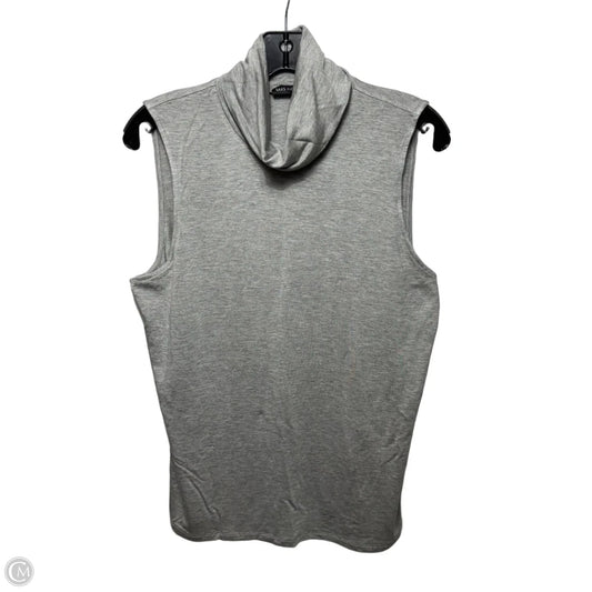 Top Sleeveless By Saks Fifth Avenue In Grey, Size: Xl
