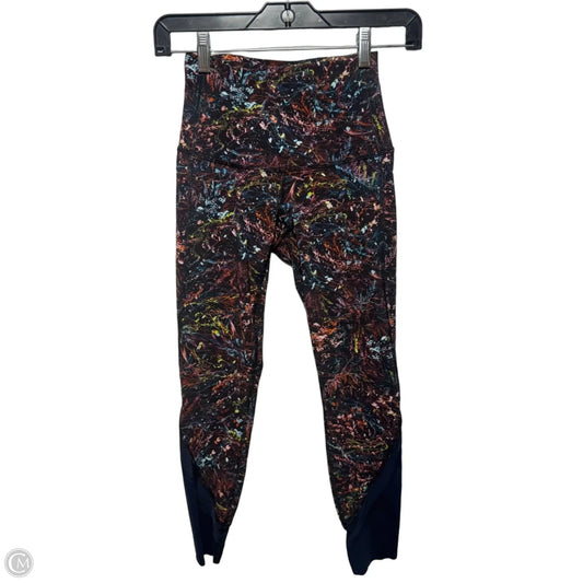 Athletic Leggings By Lululemon In Multi-colored, Size: 2