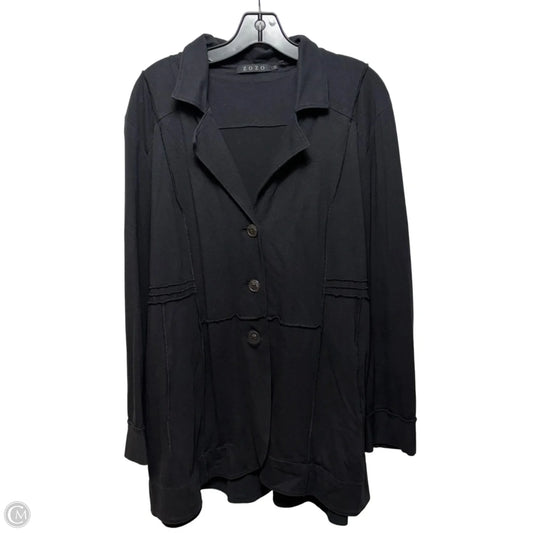 Cardigan By Zozo In Black, Size: 3x