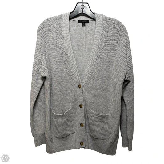 Sweater Cardigan By J. Crew In Grey, Size: Xs