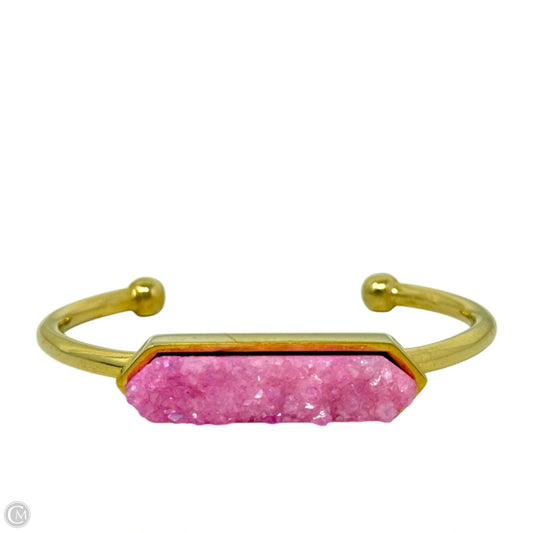 Limited Edition Magenta Quartz Cuff Bracelet By Kinsley Armelle