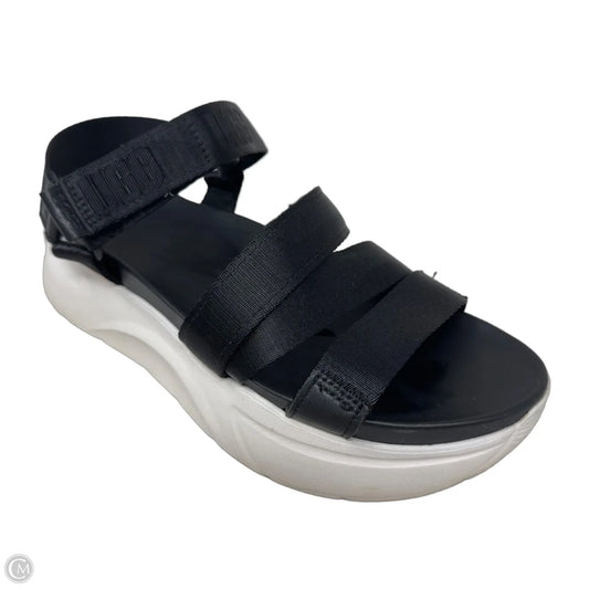 Sandals Designer By Ugg In Black, Size: 8
