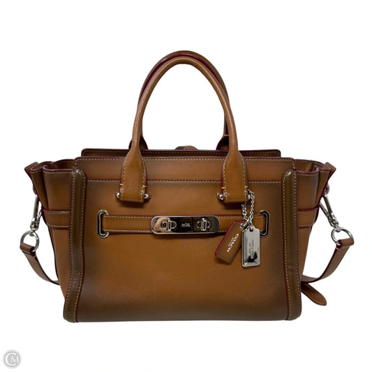 Swagger 27 Carryall Handbag Designer By Coach, Size: Medium
