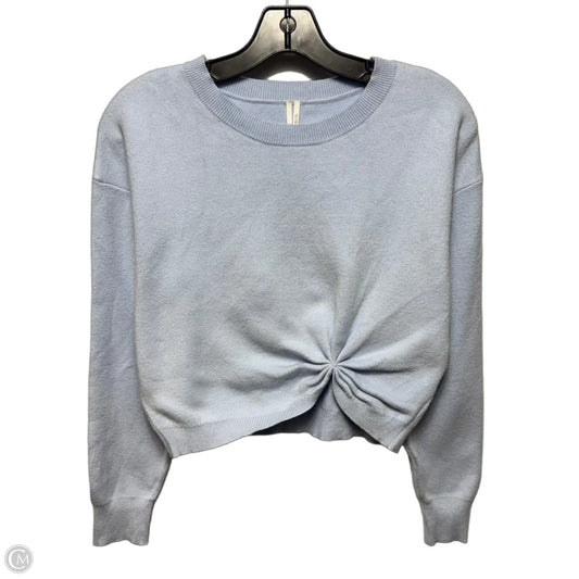 Cropped Sweater By Anthropologie In Blue, Size: Xs