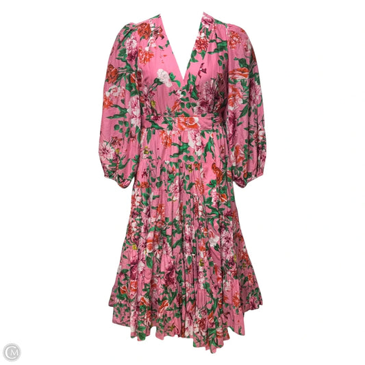 Wrap Dress Casual Maxi By Gibson And Latimer In Floral Print, Size: M