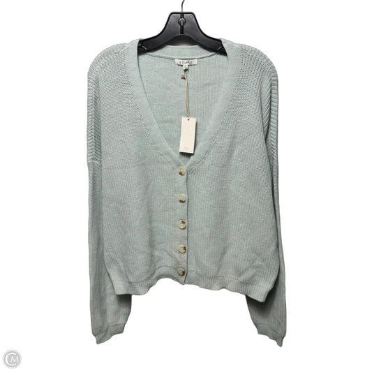 Sweater Cardigan By Z Supply In Aqua, Size: Xl