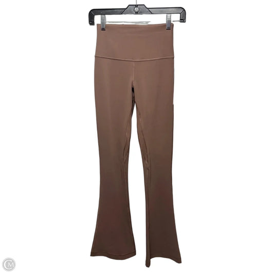 Align HR Mini Flare Athletic Pants By Lululemon In Tan, Size: 4