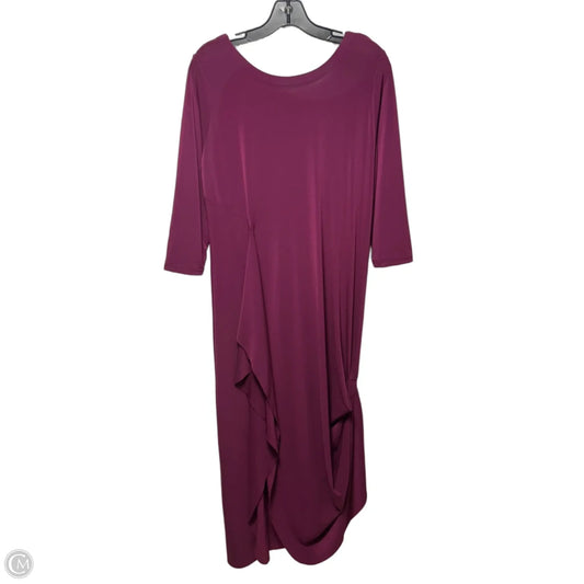 Drama Dress Casual Maxi By Sympli In Purple, Size: 12