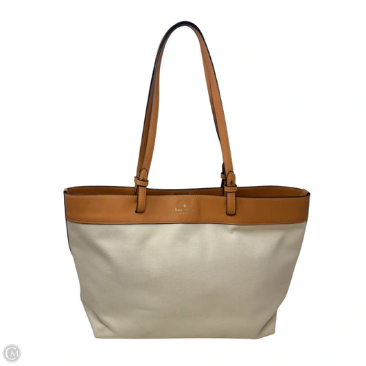 Tessa Canvas Tote Designer By Kate Spade, Size: Medium
