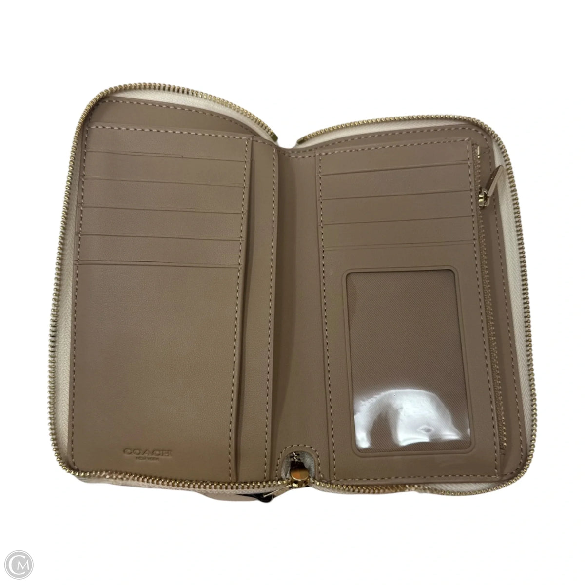Zip Wallet Designer By Coach, Size: Medium