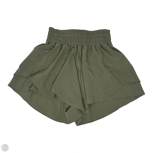 Athletic Shorts By Lululemon In Green, Size: Xxxs