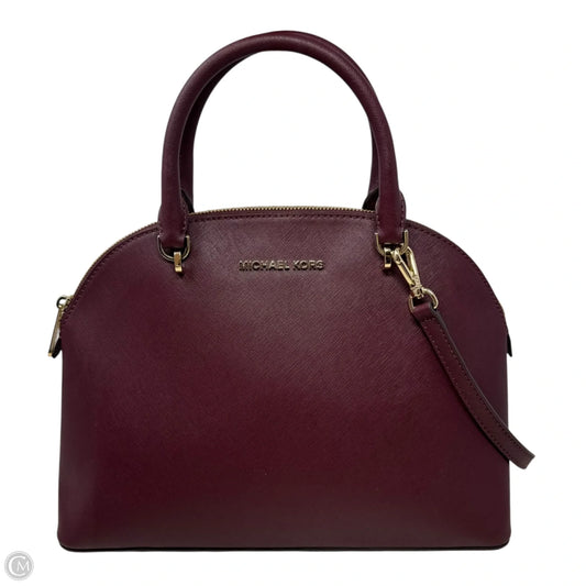 Emmy Saffiano Leather Dome Satchel By Michael By Michael Kors, Size: Medium