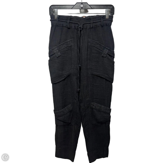 Gauze Pants Joggers By Free People In Black, Size: Xs