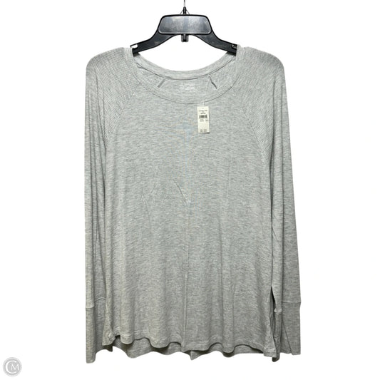 Top Long Sleeve Basic By Offline In Grey, Size: Xl