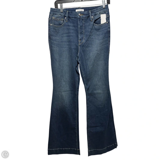 Good Flare Jeans By Good American In Blue Denim, Size: 14