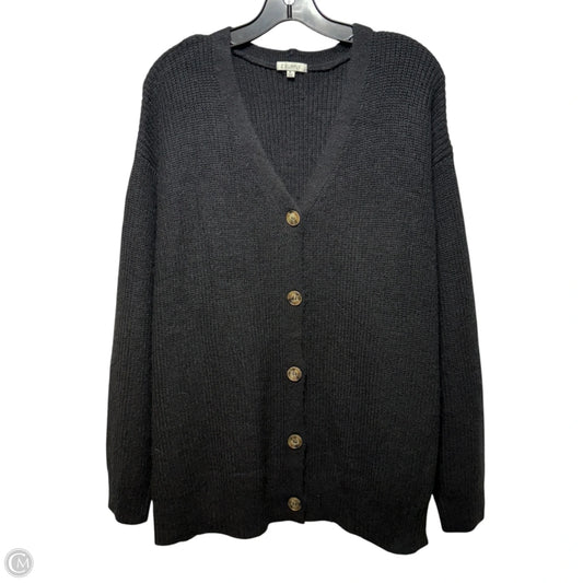 Sweater Cardigan By Z Supply In Black, Size: Xl