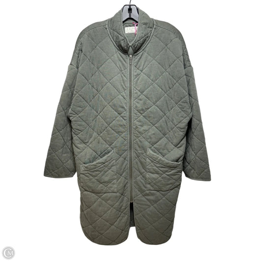 Catherina Quilted Zip Jacket By Z Supply In Green, Size: S