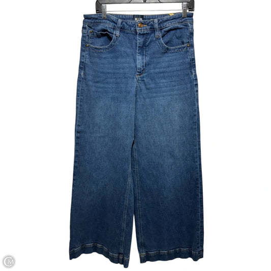 Jeans Wide Leg By Maeve In Blue Denim, Size: 12