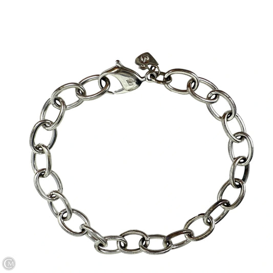 Charmed Rhodium Plated Chain Bracelet Designer By Swarovski