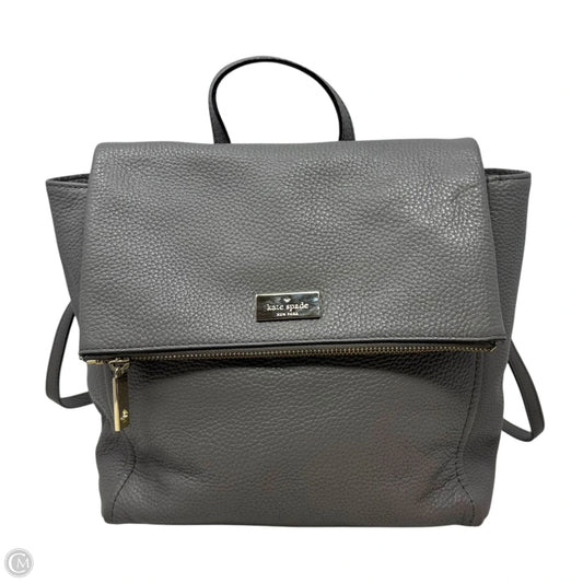 Pebbled Leather Backpack Designer By Kate Spade, Size: Medium