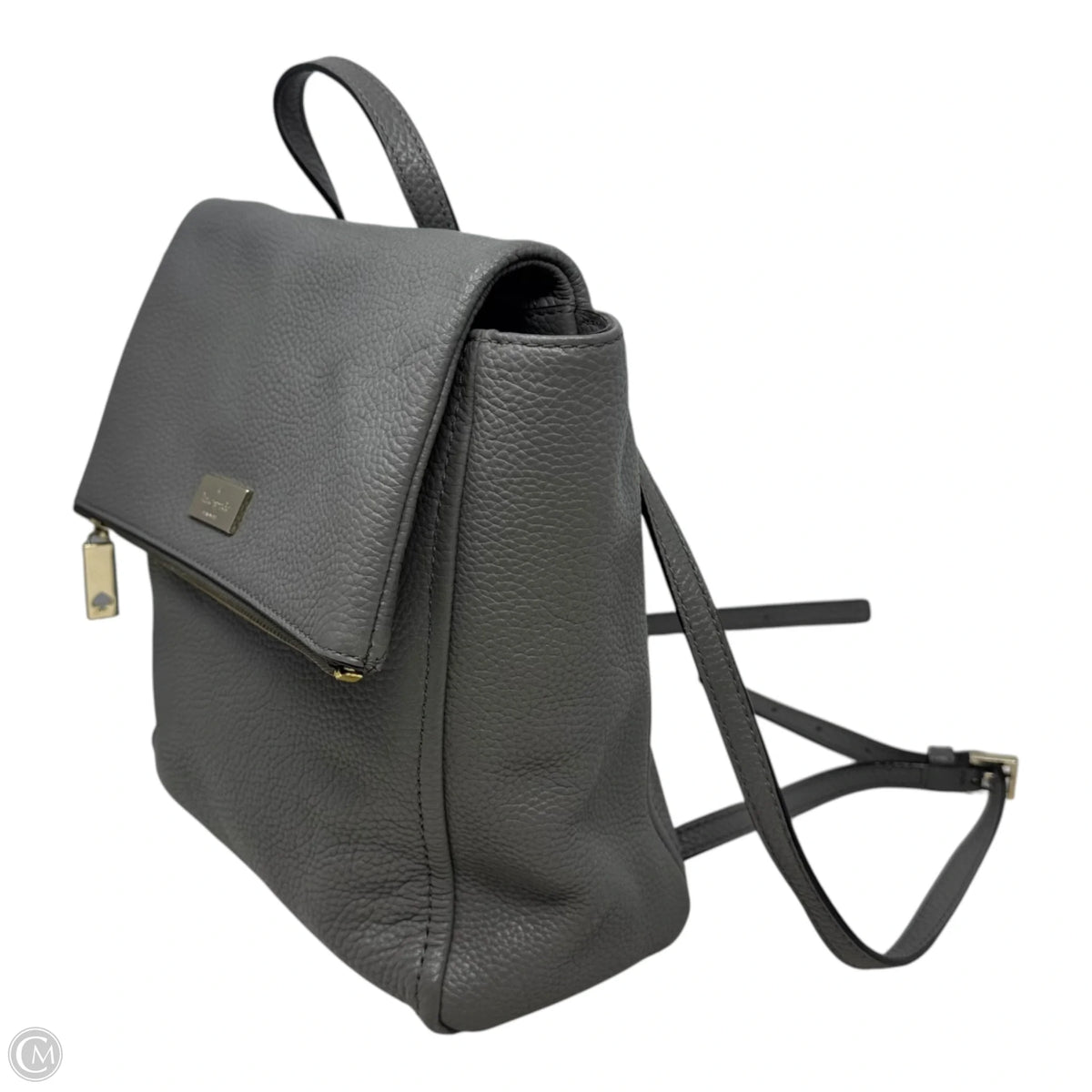 Pebbled Leather Backpack Designer By Kate Spade, Size: Medium
