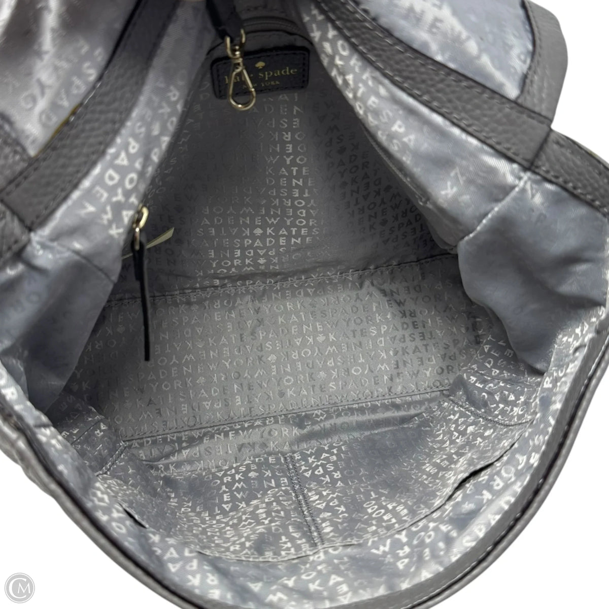 Pebbled Leather Backpack Designer By Kate Spade, Size: Medium