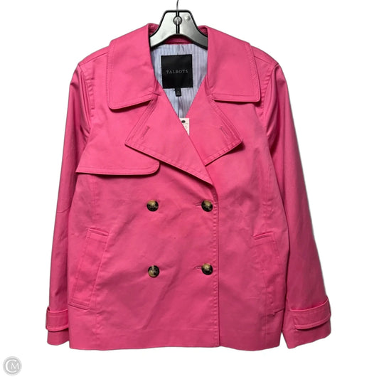 Jacket By Talbots In Pink, Size: M