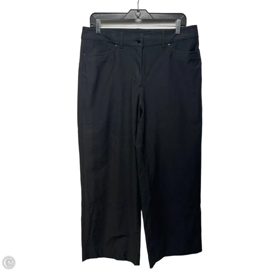 Wide Leg Pants By Lululemon In Black, Size: 12 (31)