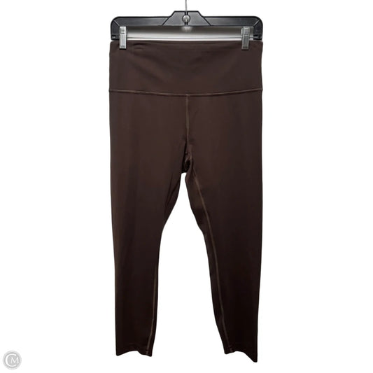Athletic Leggings By Lululemon In Brown, Size: 12