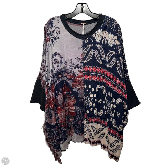 Patchwork Tunic Sweater By Free People In Multi-colored, Size: S