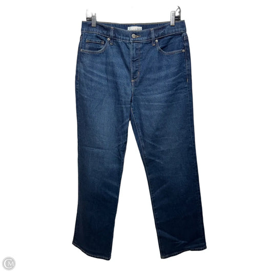 Relaxed Straight Jeans By Loft In Blue Denim, Size: 4/27