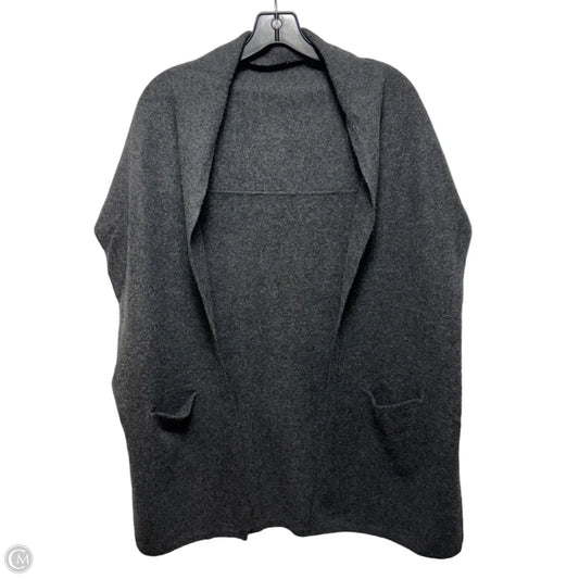 Merino Wool & Yak Shawl Designer By Neiman Marcus In Grey, Size: Osfm