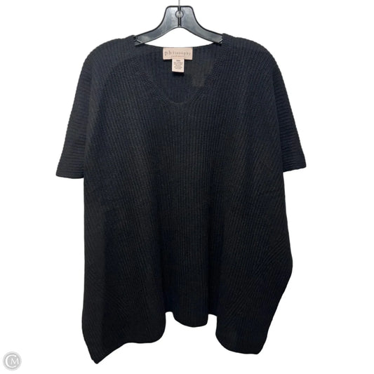 Oversized Sleeveless Sweater Cashmere Sweater By Philosophy In Black, Size: S