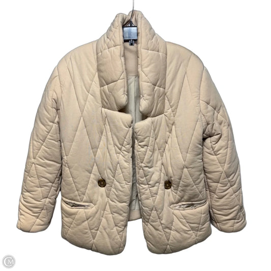 Tawny Pillow Quilted Jacket By Free People In Cream, Size: XS