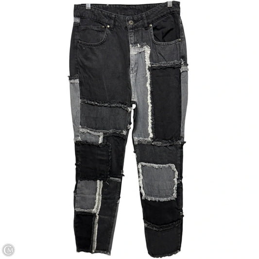 Jeans Boyfriend By Cmb In Black & Grey, Size: 10/30
