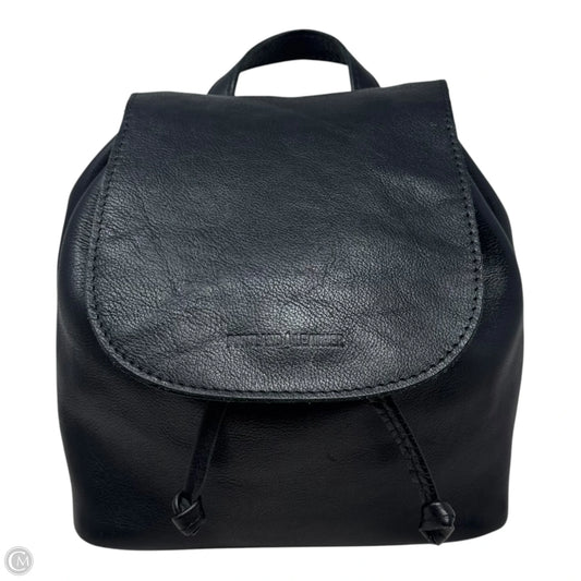 Drawstring Backpack Leather By Portland Leather, Size: Medium