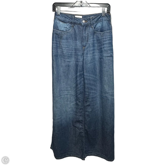 Jeans Wide Leg By Pilcro In Blue Denim, Size: 0