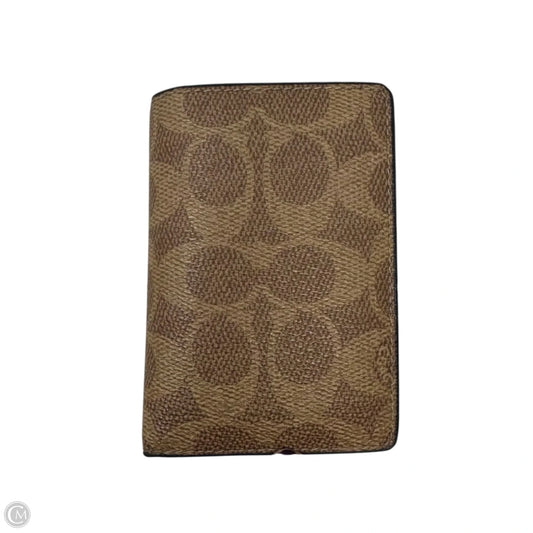 ID Bifold Wallet Designer By Coach, Size: Small