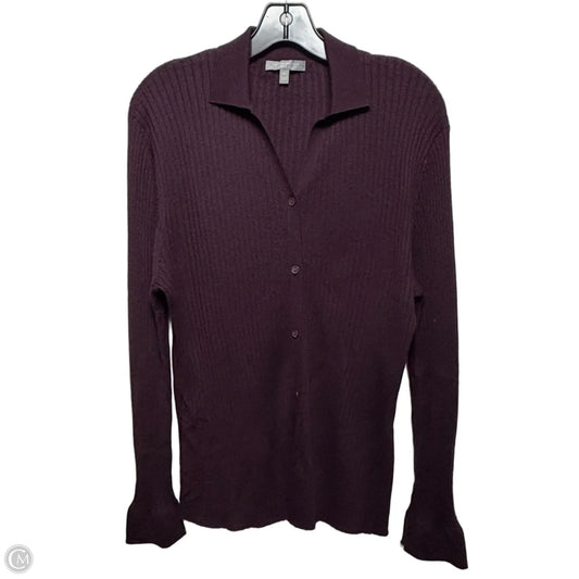 Sweater Cashmere By Neiman Marcus In Purple, Size: Xl